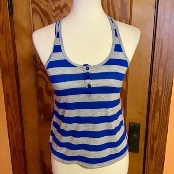 3 for 20 $ bundle Pacsun Striped racer back C & S XS tank top - Picture 3 of 8